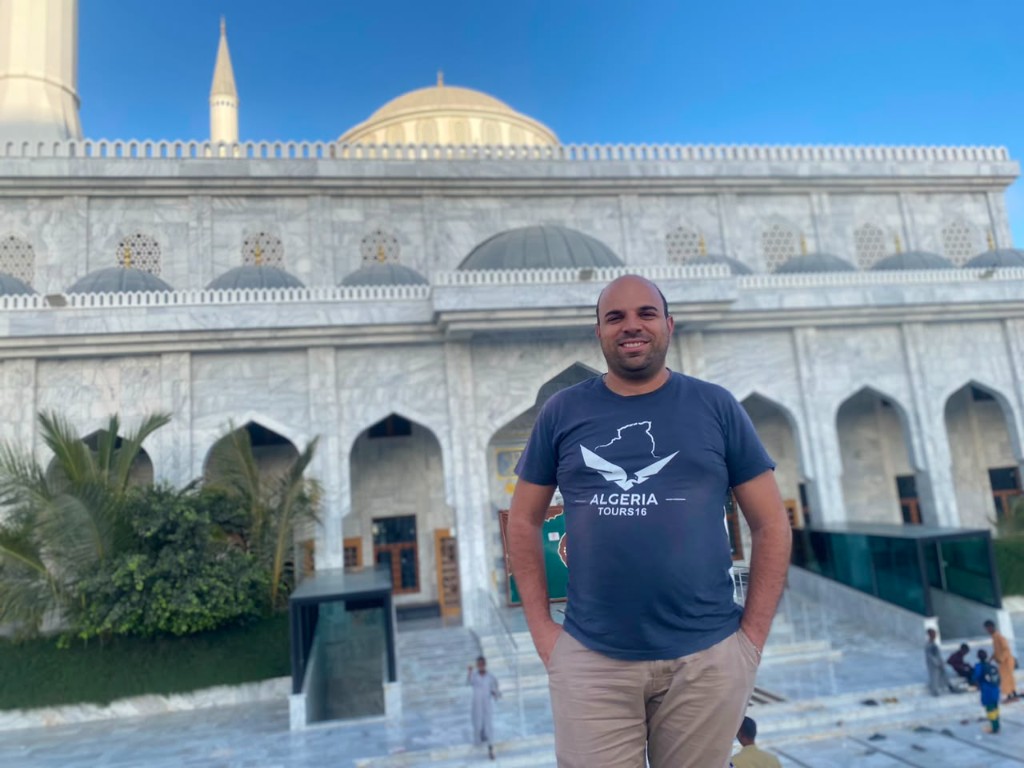 Grand marble mosque